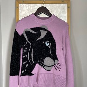 Kate Spade wool panther sweater in XS